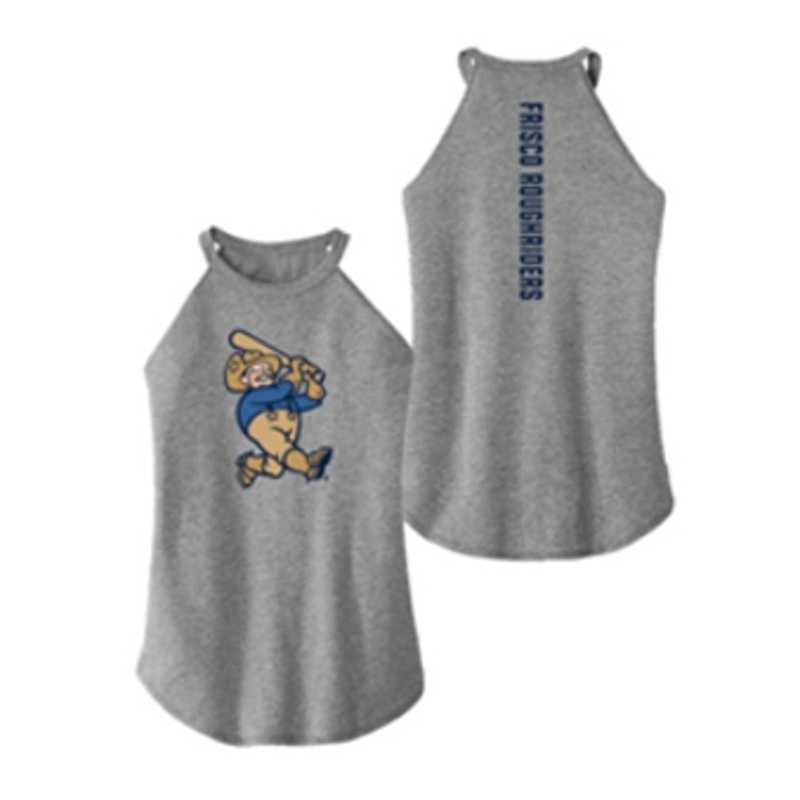 108 Women’s Rocker Razorback Tank Gray