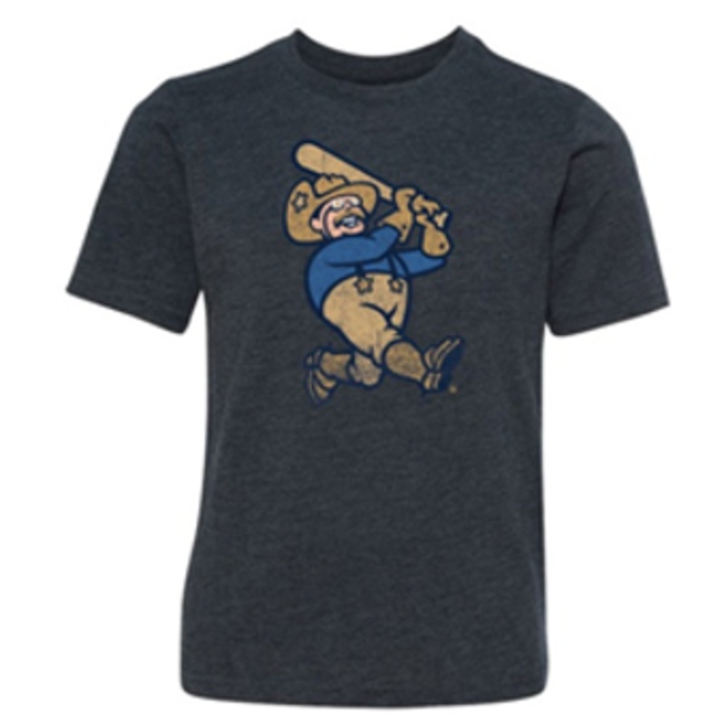 108 Youth Vintage Tee Swinging Teddy Navy