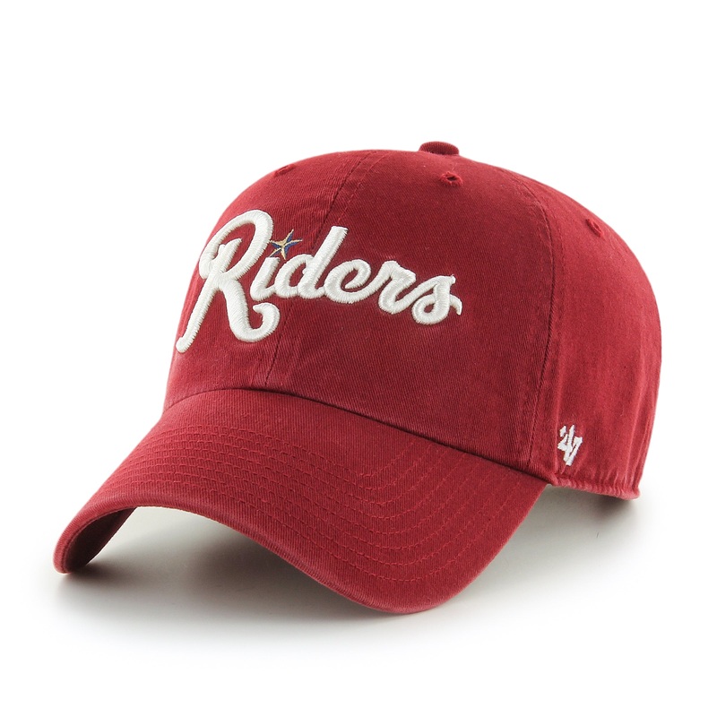 ’47 Brand Clean Up Script Riders Scorched Red