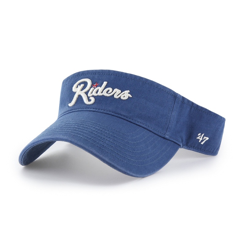 ’47 Brand Clean Up Visor Riders Script Blue