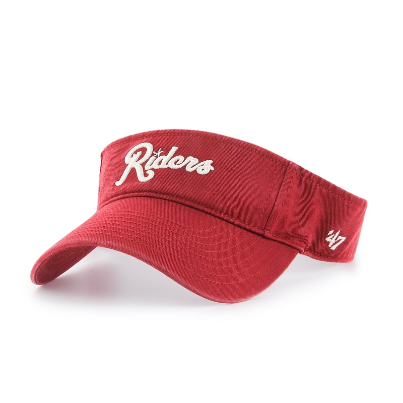 ’47 Brand Clean Up Visor Script Scorched Red