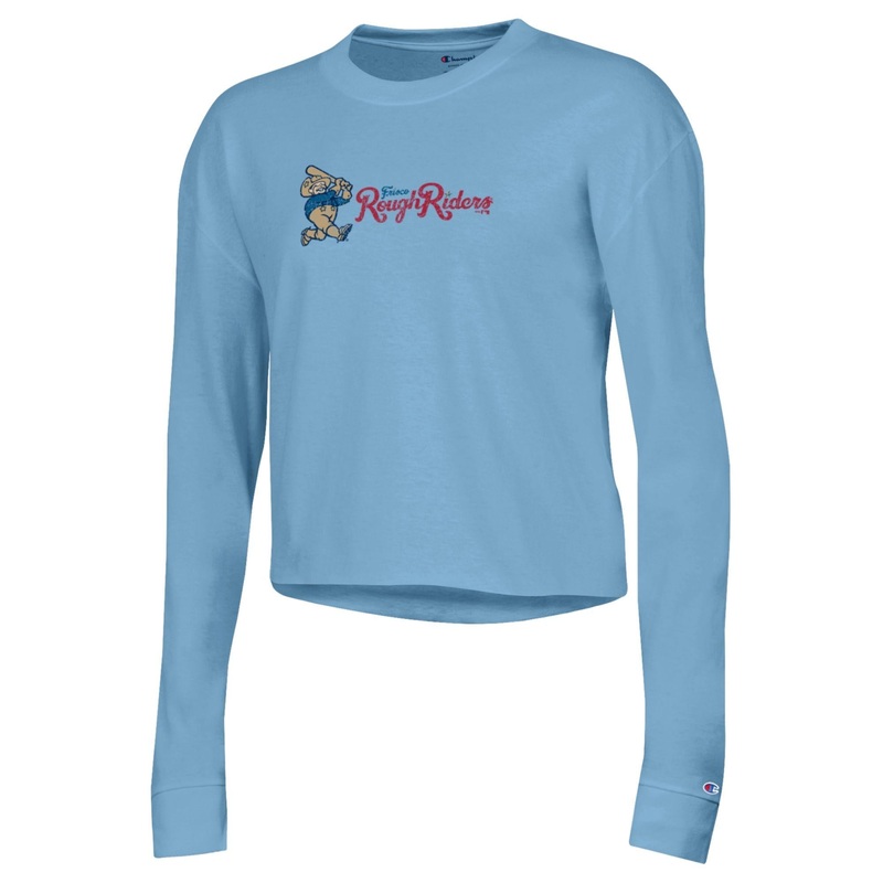 Champion Women’s Blue Crop Long Sleeve