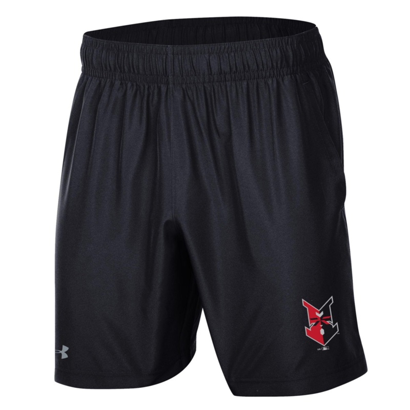 Indianapolis Indians Adult Black Road Woven 7″ Shorts