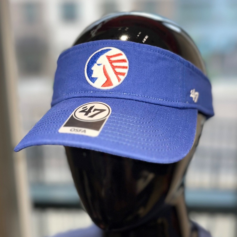 Memphis Chicks Royal Blue Visor ’47 Clean Up