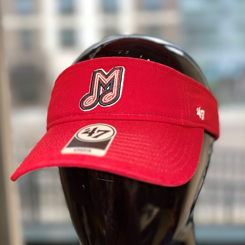 Memphis Redbirds Red Music M Visor ’47 Clean Up