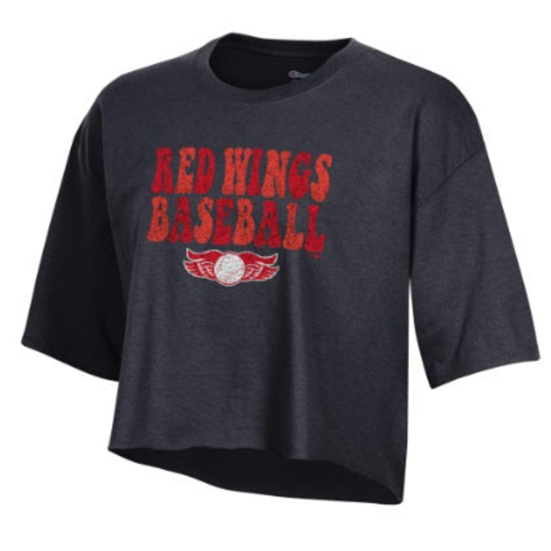 Rochester Red Wings Champion Womens Boyfriend Crop T-Shirt
