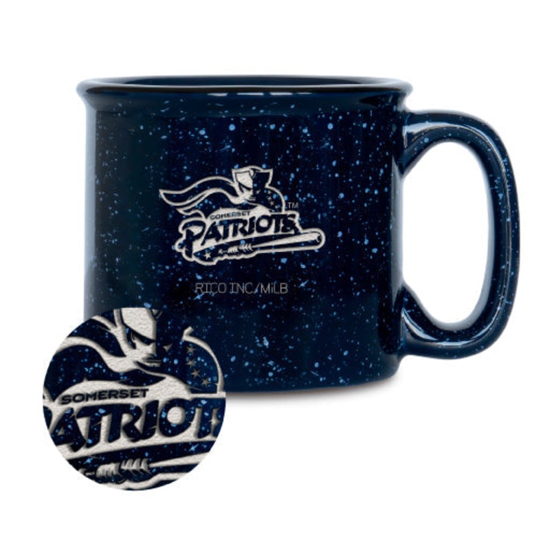 Somerset Patriots 15oz Laser Engraved Campfire Mug