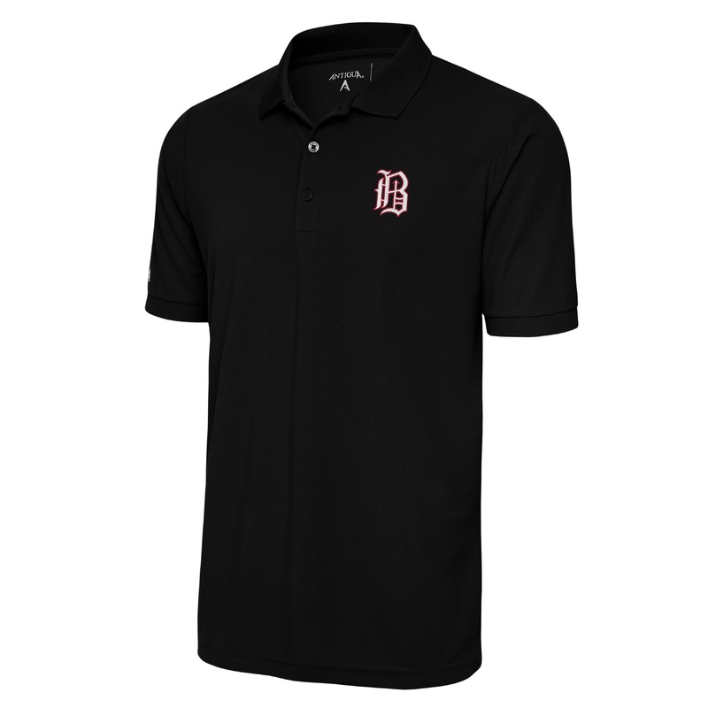 Antigua Black Legacy Polo — Old English B