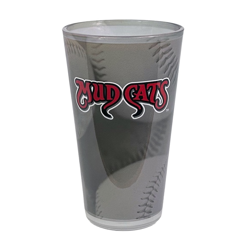 Carolina Mudcats 16oz Pint Glass