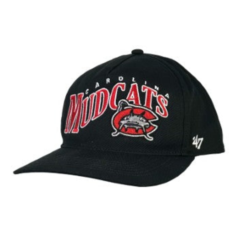 Carolina Mudcats ’47 Black Wave Snapback
