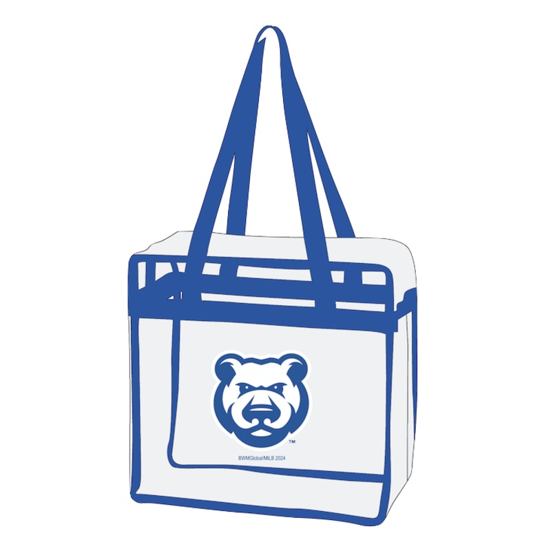 Iowa Cubs Clear Zipper Tote