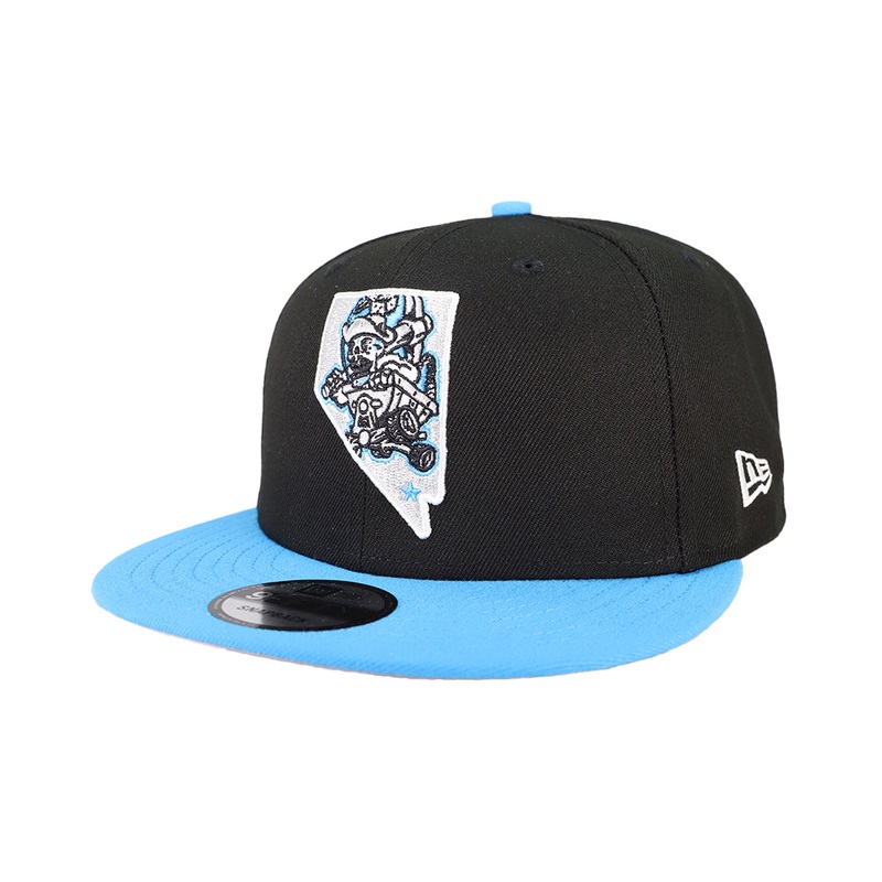 Men’s Reyes de Plata New Era Mining Cart State Black/Blue 9FIFTY Snapback Hat