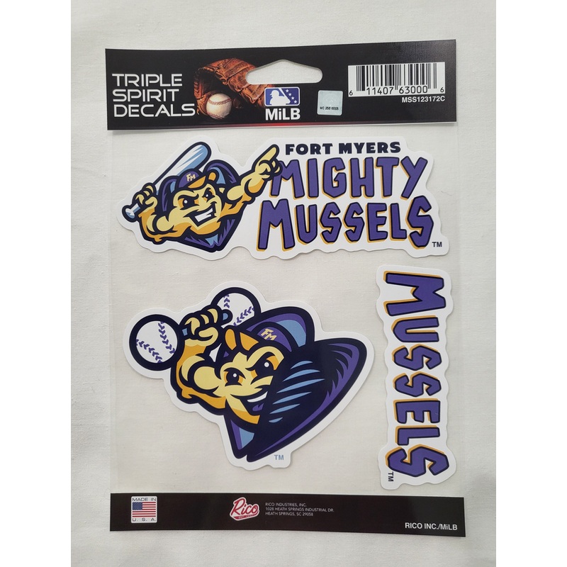 Mighty Mussels Triple Spirit Decals