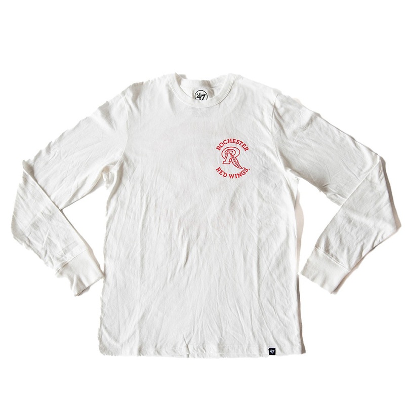 Rochester Red Wings ’47 White Long Sleeve T-Shirt