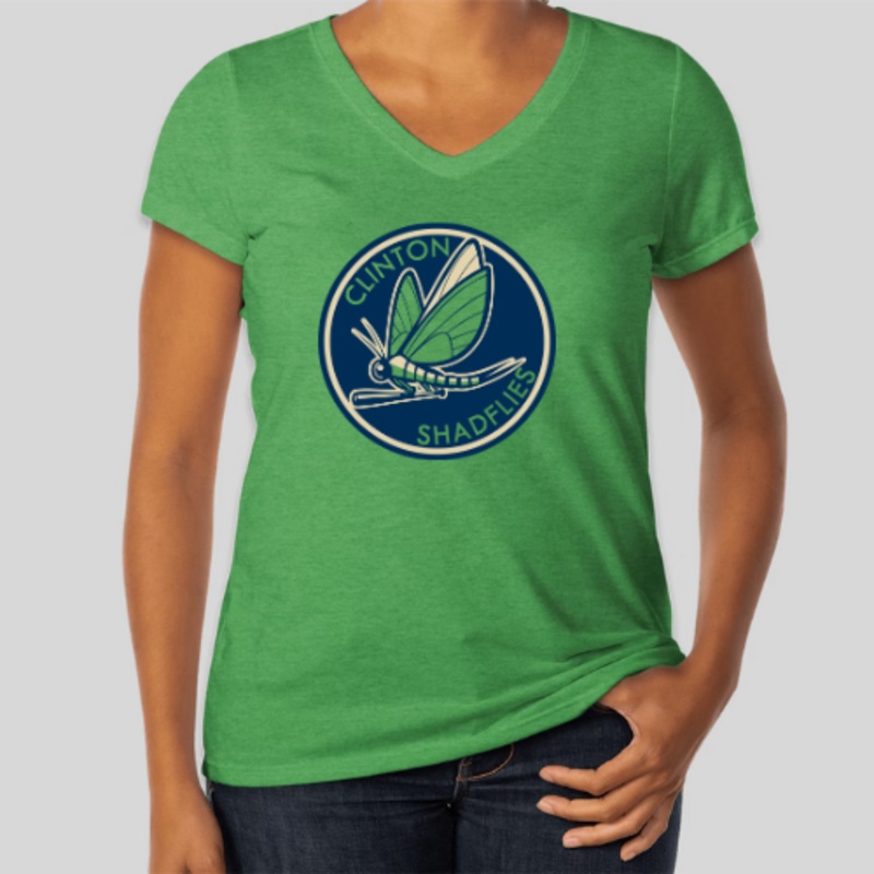 Women’s  Green Clinton Shadflies T-Shirt