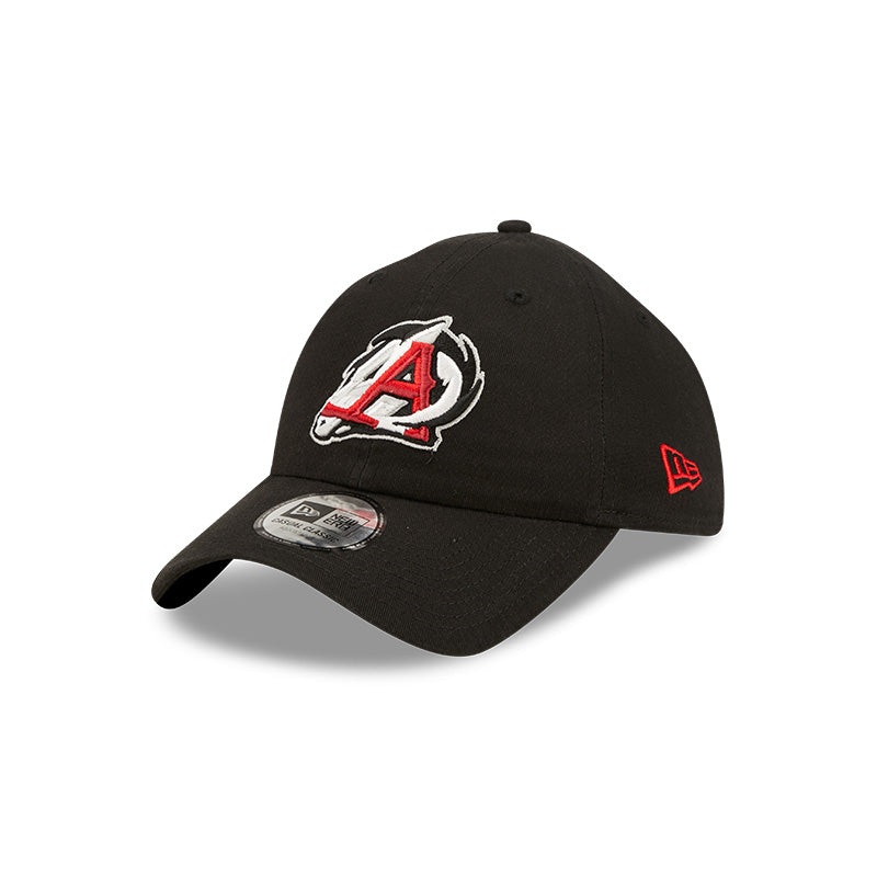 Arkansas Travelers New Era Casual Classic Black Cap