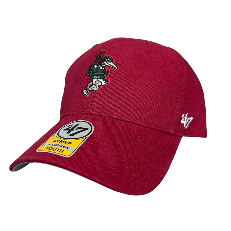 Great Lakes Loons ’47 Red BP MVP Adjustable Cap – Youth