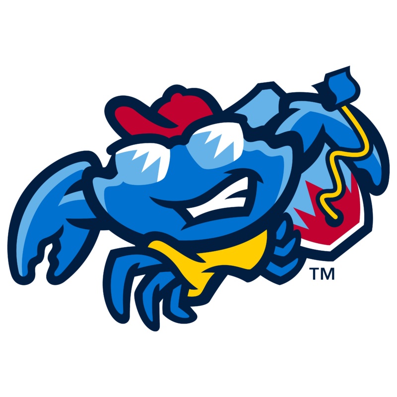 Jersey Shore BlueClaws Boogie Board Crab Shaped Pennant