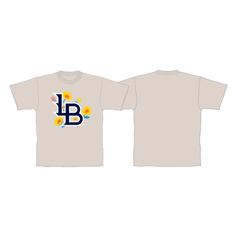 Louisville Bats Ladies Flower Patch Tee