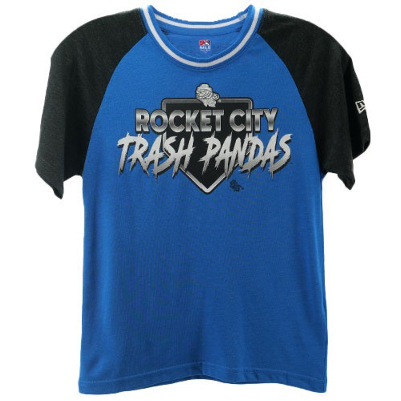 NE Boy’s Blue/Grey Raglan s/s Crew