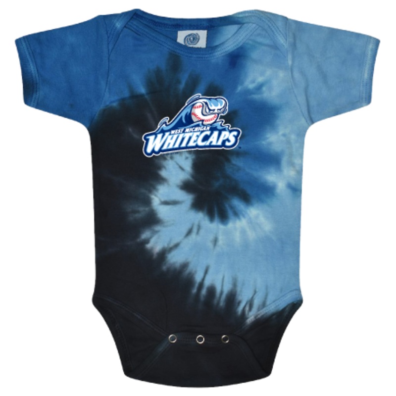 West Michigan Whitecaps Infant Tie-Dye Onesie