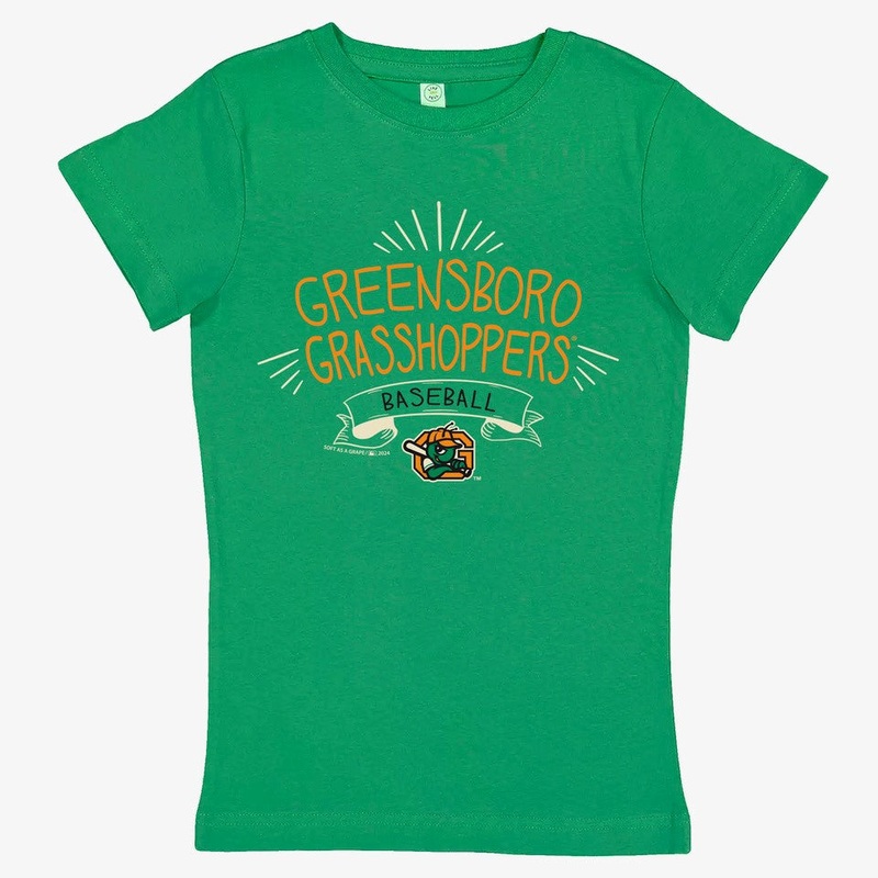 Youth Girl’s Kelley Grape Fine Jersey Crew Tee