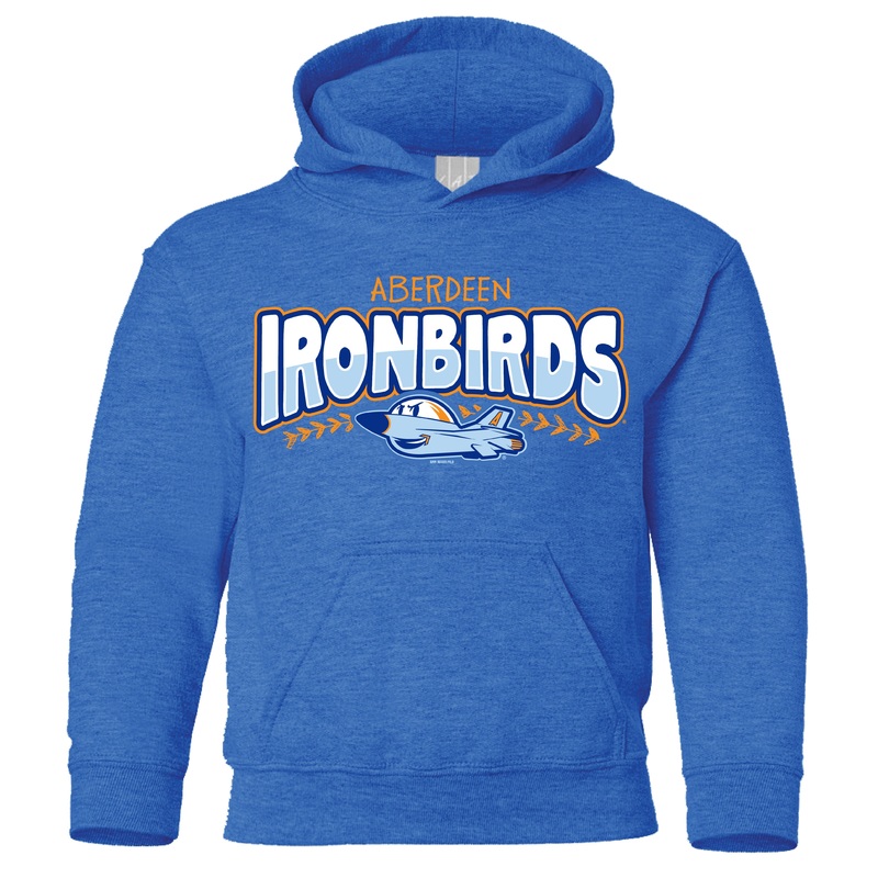 Aberdeen IronBirds – Youth Royal Blue Hooded Sweatshirt