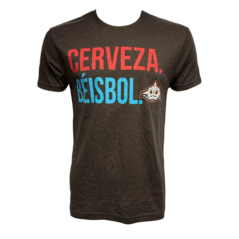 Carolina Mudcats Black Cerveza Beisbol Tee