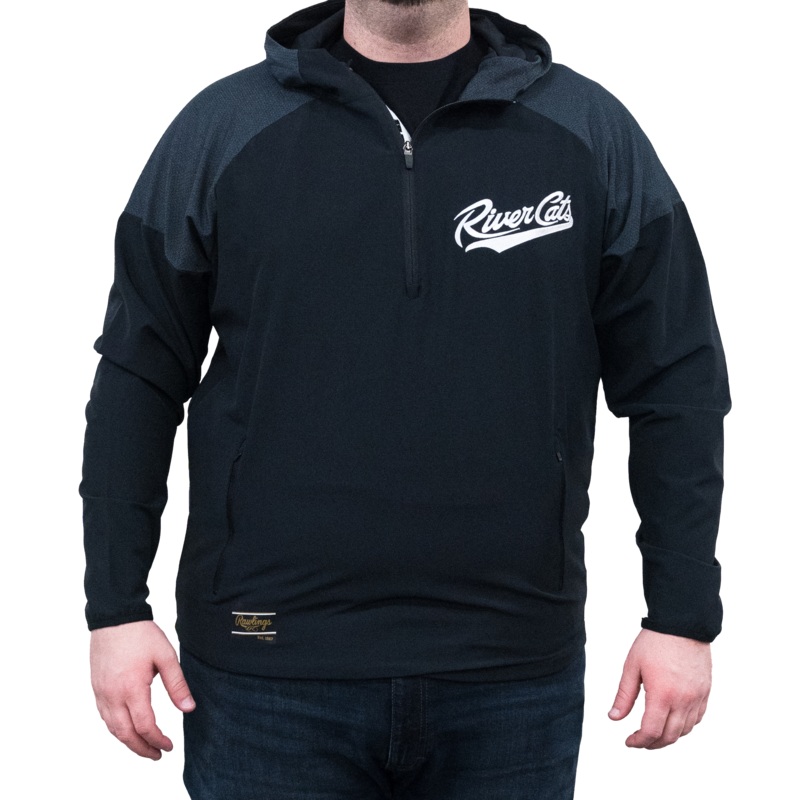 SCRIPT QTR ZIP JACKET, SACRAMENTO RIVER CATS