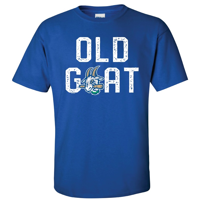 Hartford Yard Goats Bimm Ridder Old Goat T-Shirt – Blue