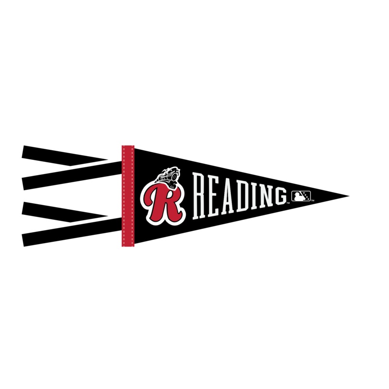 Oxford Pennant Black Train Logo 4×9 Pennant