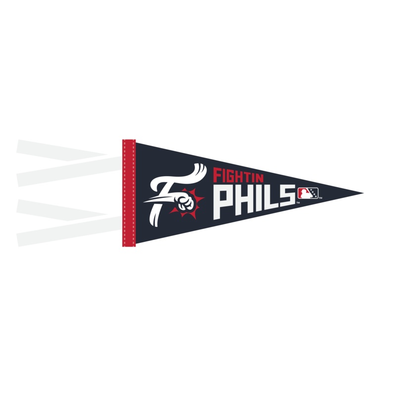 Oxford Pennant F-Fist Fightin Phils 4×9 Pennant