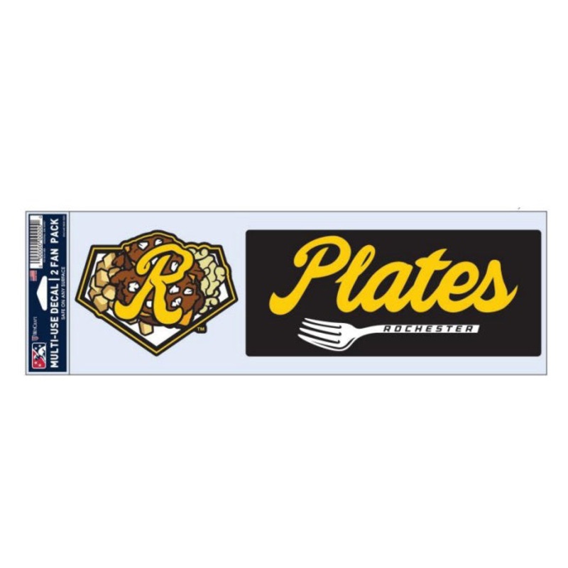 Rochester Plates 2-Pack Decals