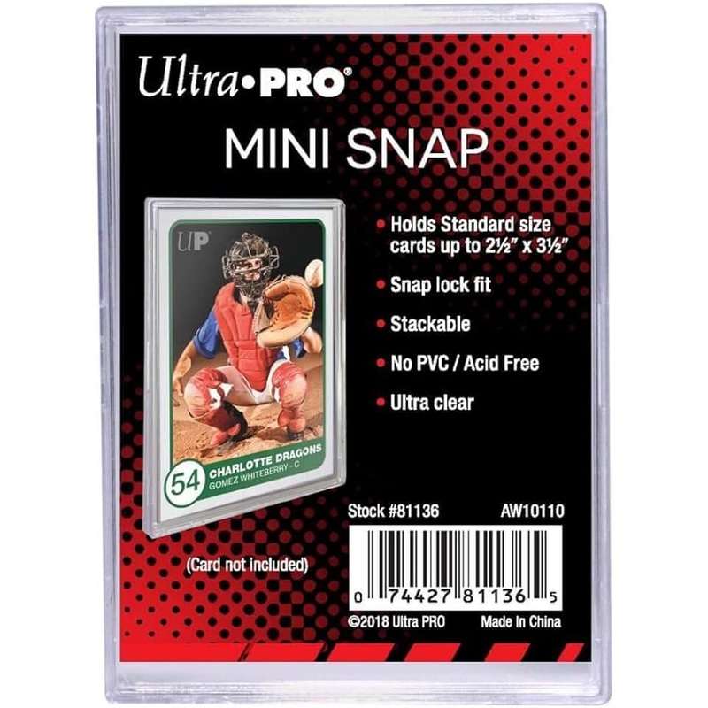 Ultra Pro Mini Snap Sports Card Display Case