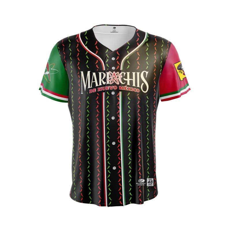 Albuquerque Isotopes Jersey-Mariachis Cinco De Mayo Sublimated