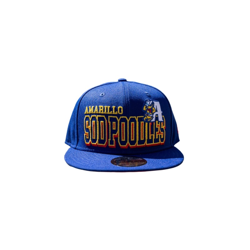 Amarillo Sod Poodles New Era Royal Lean A 9FIFTY