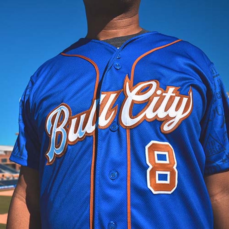 Durham Bulls OT Sports 2022 New Toddler Alternate Bull City Jersey
