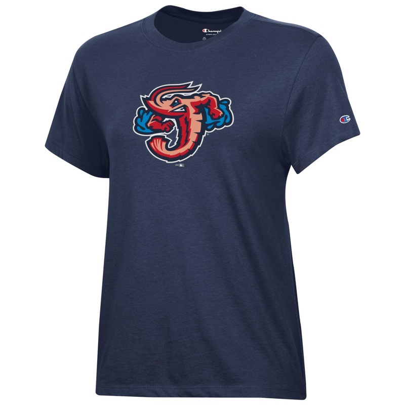 Jacksonville Jumbo Shrimp Champion Women’s Marine Navy Tee