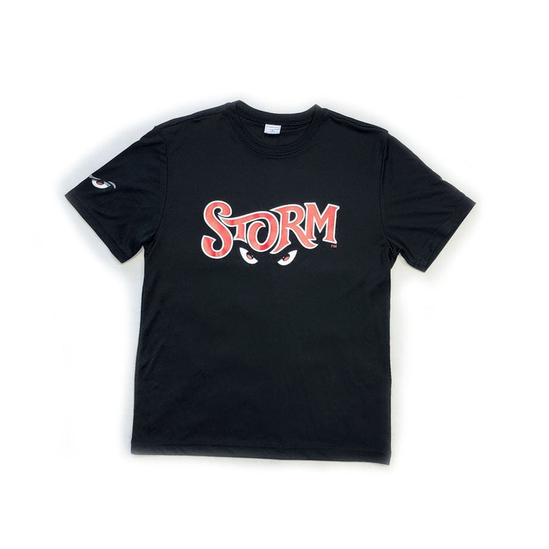 Lake Elsinore Storm New Wordmark Youth Performance Tee – Black