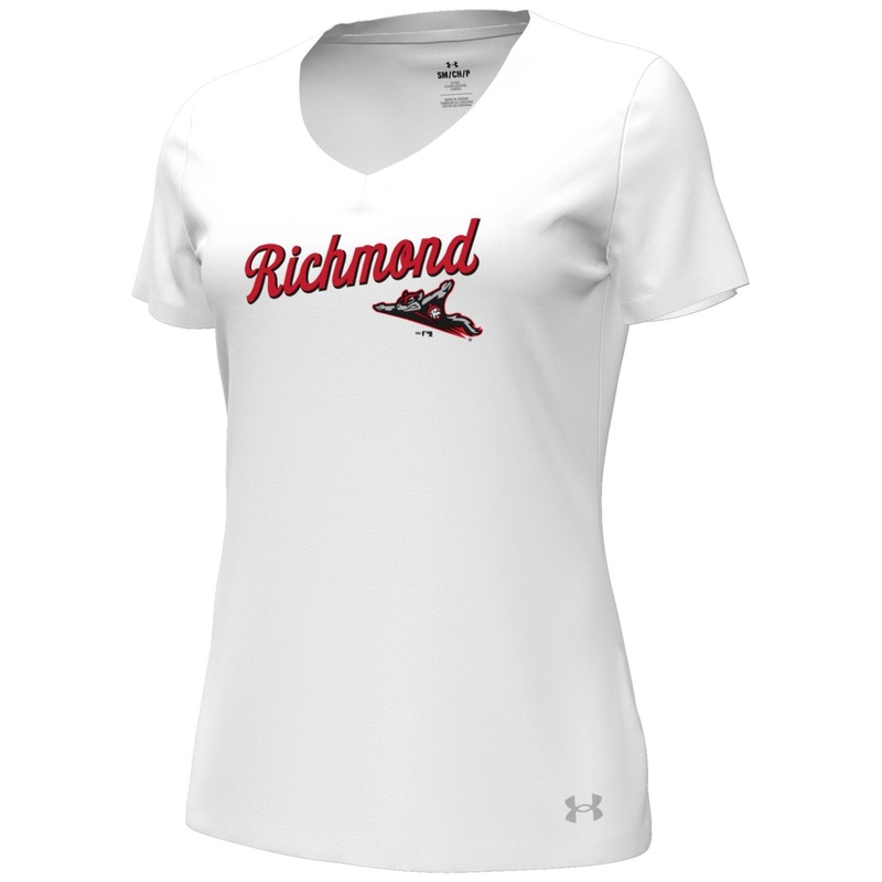 Richmond Flying Squirrels Women’s UA Performance Cotton V-Neck Tee