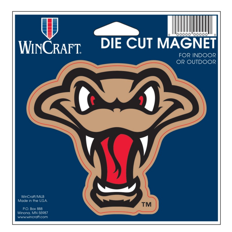Snake Face Die Cut Magnet