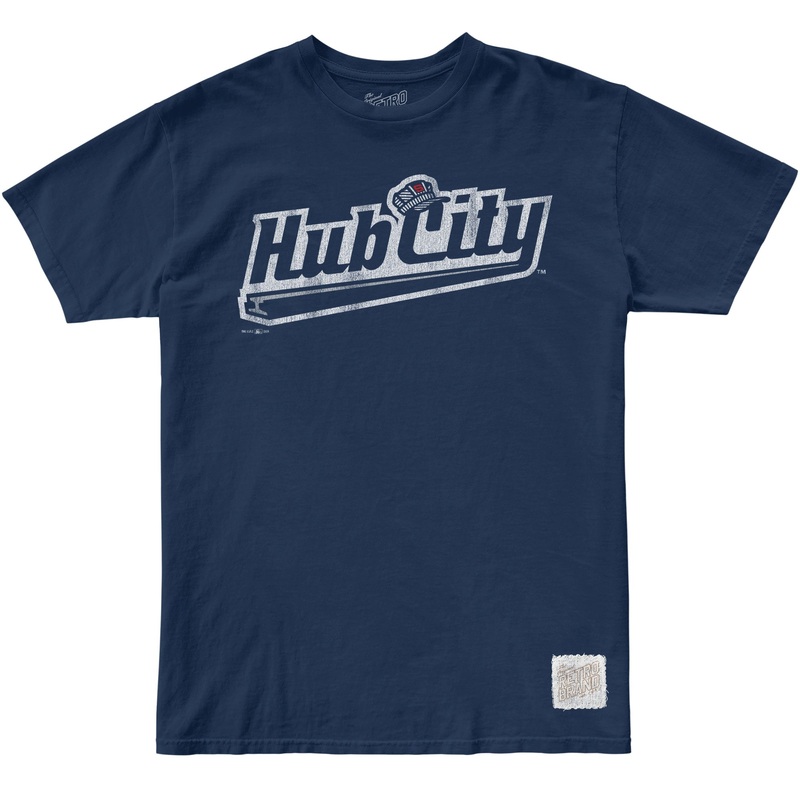Adult Navy Hub City Retro Tee