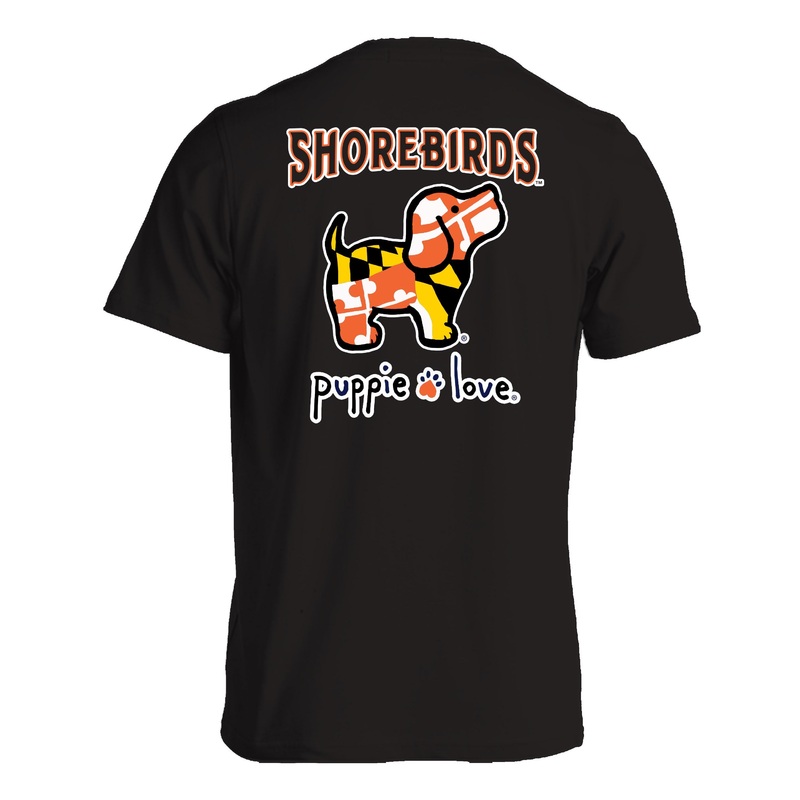 Delmarva Shorebirds Puppie Love Maryland Flag Tee