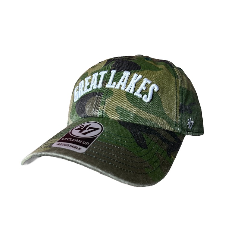 Great Lakes Loons ’47 Camo Script Cleanup Cap