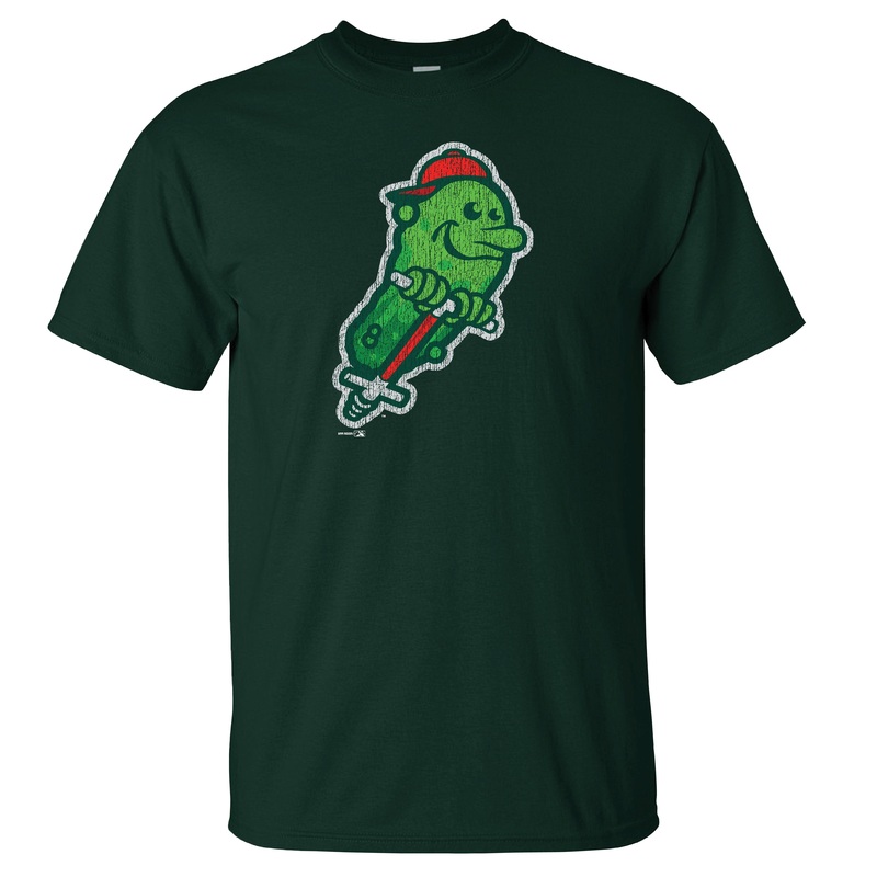 Hartford Yard Goats Adult Bouncing Pickles Primary Logo Tee