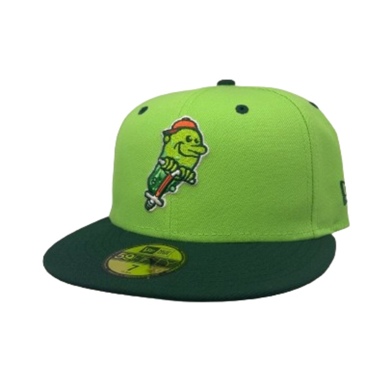 Hartford Yard Goats New Era Bouncing Pickles Fitted Cap