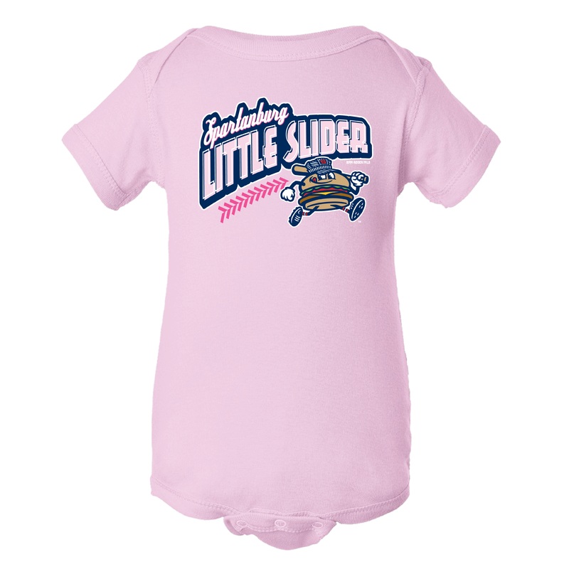 Infant Pink Little Slider Onesie