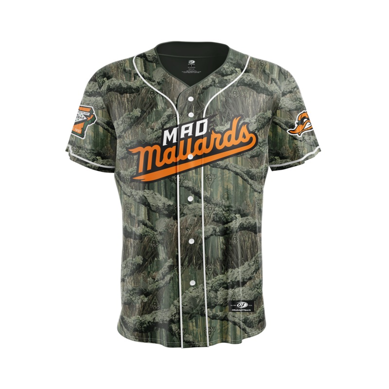 Mad Mallards OT Sports Youth Camo Replica Jersey