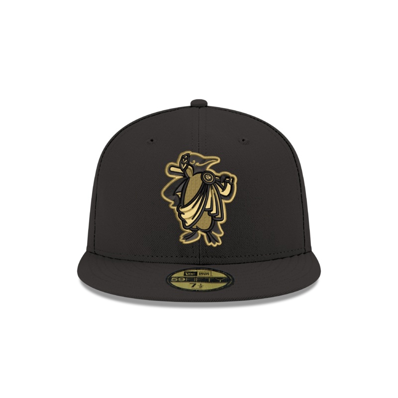 Rome Emperors New Era 59FIFTY Black/Metallic Gold Fitted