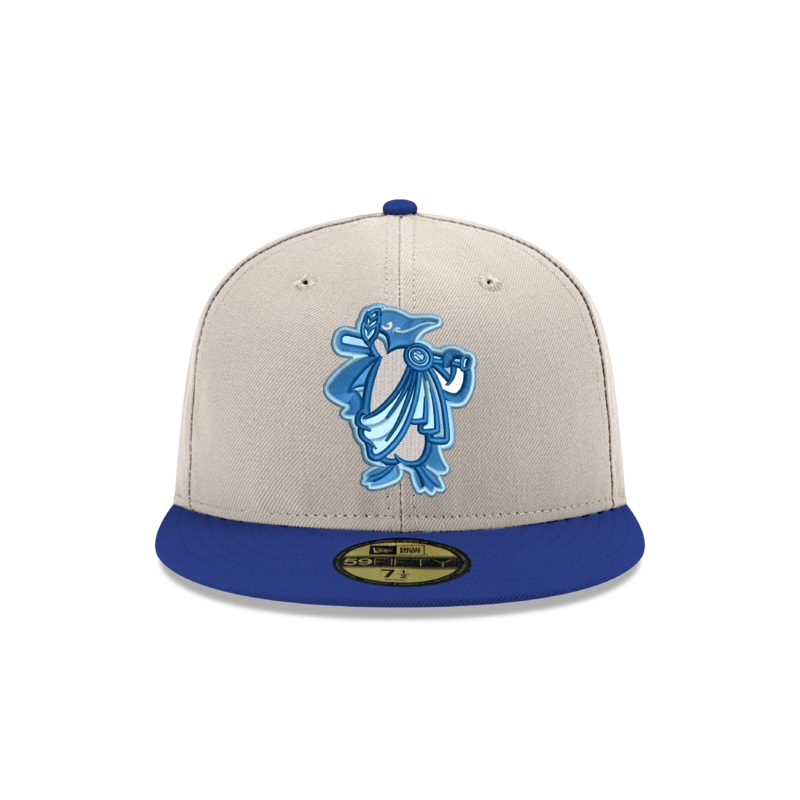 Rome Emperors New Era 59FIFTY Light Blue/Chrome Fitted